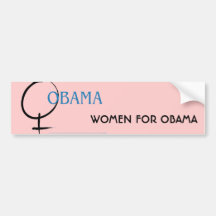Women for Obama Bumper Sticker