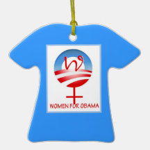Women for Obama Christmas Ornament