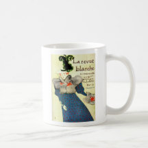 Women in Blue Dress Mug