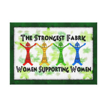 Women Supporting Women Stretched Canvas Prints