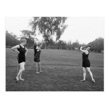 Women's 1920s Golf Fashion Postcards