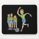 Womens Bowling Team Mouse Mats
