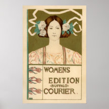 Women's Edition of the Buffalo Courier Poster
