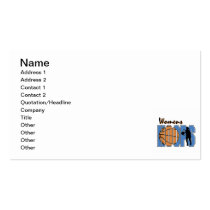 Women's Hoops T-shirts and Gifts business cards