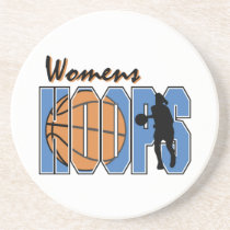 Women's Hoops T-shirts and Gifts coasters