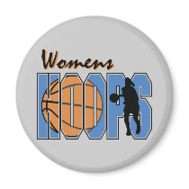 Women's Hoops T-shirts and Gifts magnets