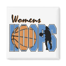 Women's Hoops T-shirts and Gifts magnets