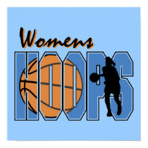 Women's Hoops T-shirts and Gifts posters