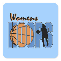 Women's Hoops T-shirts and Gifts stickers