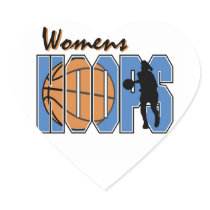 Women's Hoops T-shirts and Gifts stickers