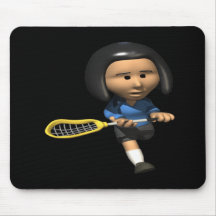 Womens Lacrosse Mouse Pad