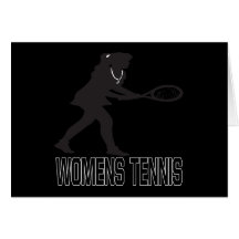 Womens Tennis Card