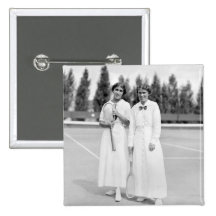 Women's Tennis Champions, 1913 Button