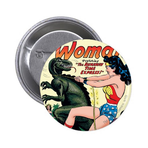 Wonder Woman Comic Cover Button