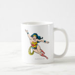 Wonder Woman Flying Forward Coffee Mugs