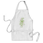 Wonder Woman Green Swirls Logo Apron