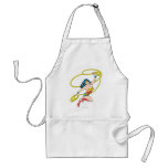 Wonder Woman Holds Lasso 3 Apron