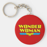 Wonder Woman Name and Logo Key Chains