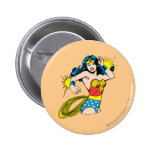 Wonder Woman Twist with Glowing Cuffs Pinback Buttons