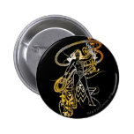 Wonder Woman Yellow Fade Pinback Button