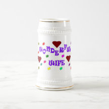Wonderful wife beer mug