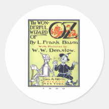 Wonderful Wizard Of Oz Round Sticker