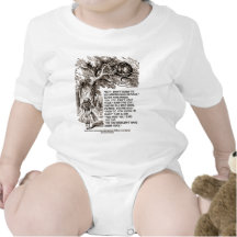 Wonderland Alice Go Among Mad People Quote Rompers