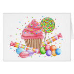 Wonderland Cupcake Notecard