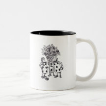 Wonderland Roses Coffee Mug