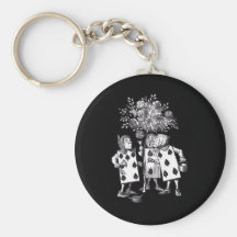 Wonderland Roses Keychain