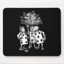 Wonderland Roses Mouse Pads