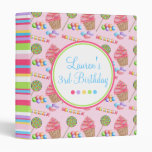 Wonderland Sweets Birthday Binder
