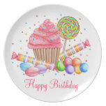 Wonderland Sweets Birthday Plate