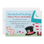 Wonderland Tea Party Invitations