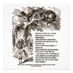 Wonderland Which Way I Ought To Go Quote Personalized Announcements