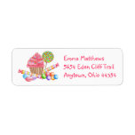 Wonerland Sweets Return Address Labels