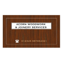 Wood (a) - Wood effect Business Cards