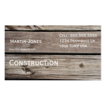 Wood Business Card