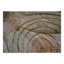 Wood, end cut personalized invites