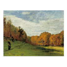 Wood Gatherers at the Edge of the Forest Post Card