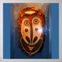 Wood Mask CB Poster