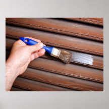 Wood painting posters