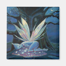 Wood Spirit, Faery art magnet