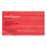 Wood Supplier Business Card