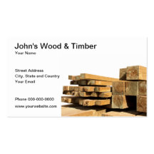 Wood & Timber Business Card