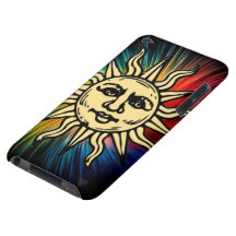 WOODCUT SUN iPod TOUCH Case-Mate CASE