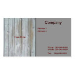 Wooden Siding Business Card