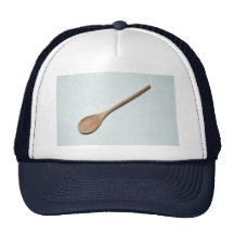 Wooden spoon for kitchen work hats