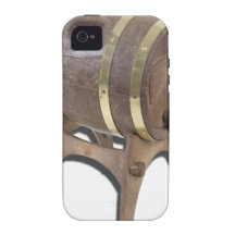 WoodenBarrelOnStand091612 copy.png iPhone 4 Cover