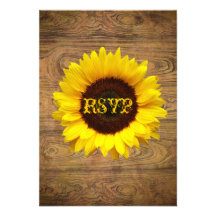 Woodgrain Rustic Country cowboyWedding Invitations